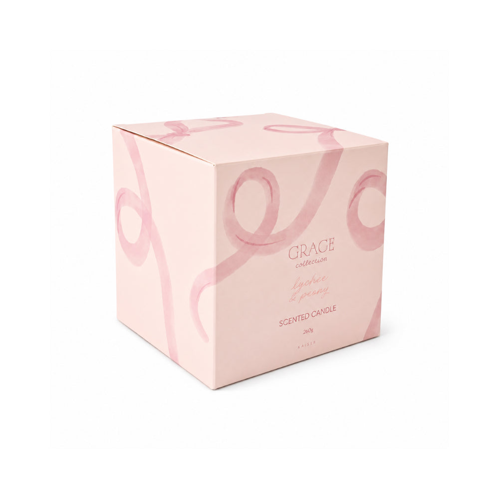 Grace Collection 260g Glass Candle - LYCHEE & PEONY