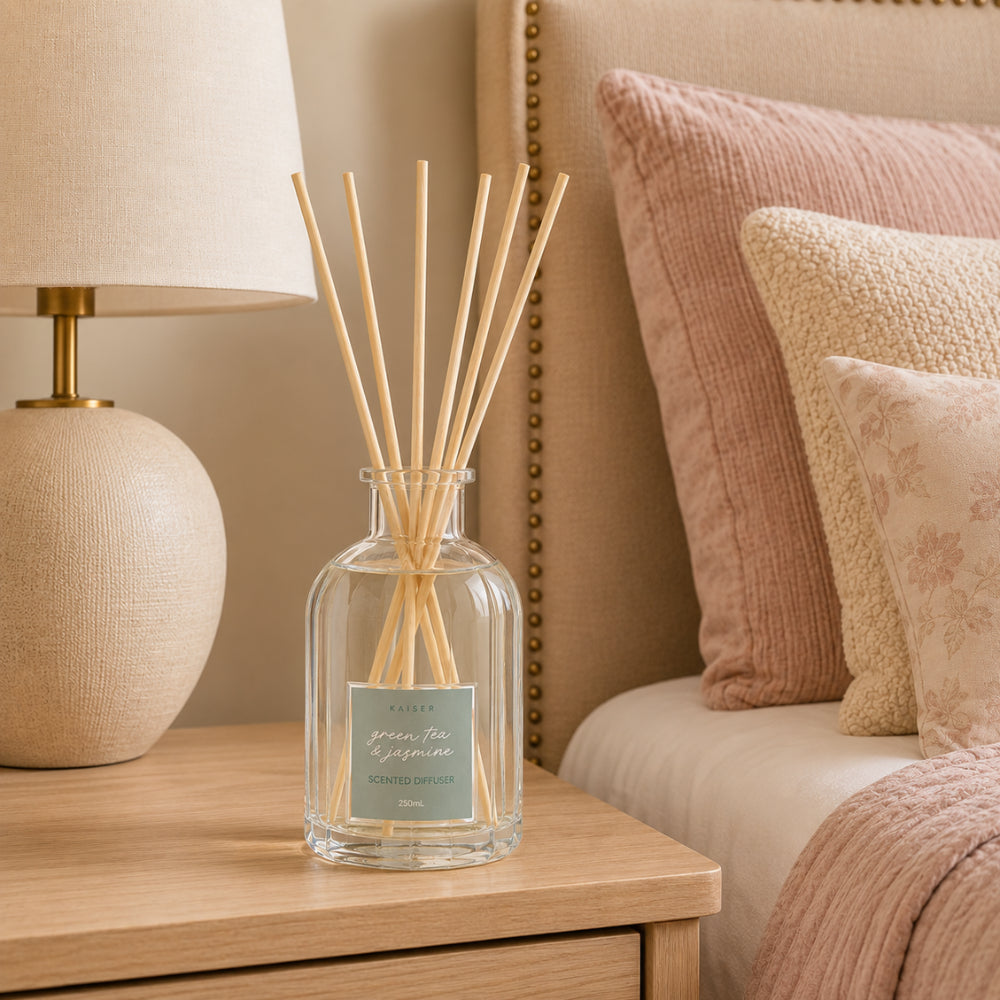 Grace Collection 250ml Glass Diffuser - GREEN TEA & JASMINE