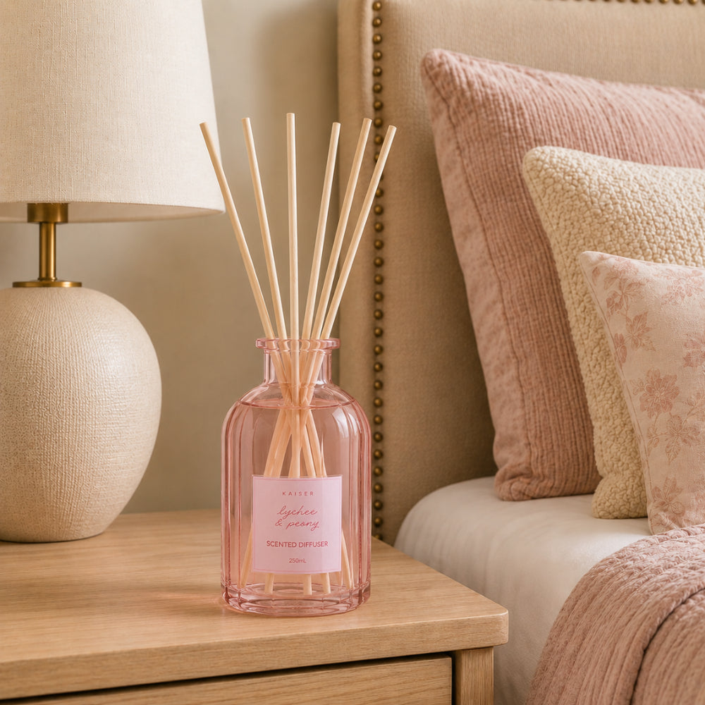 Grace Collection 250ml Glass Diffuser - LYCHEE & PEONY