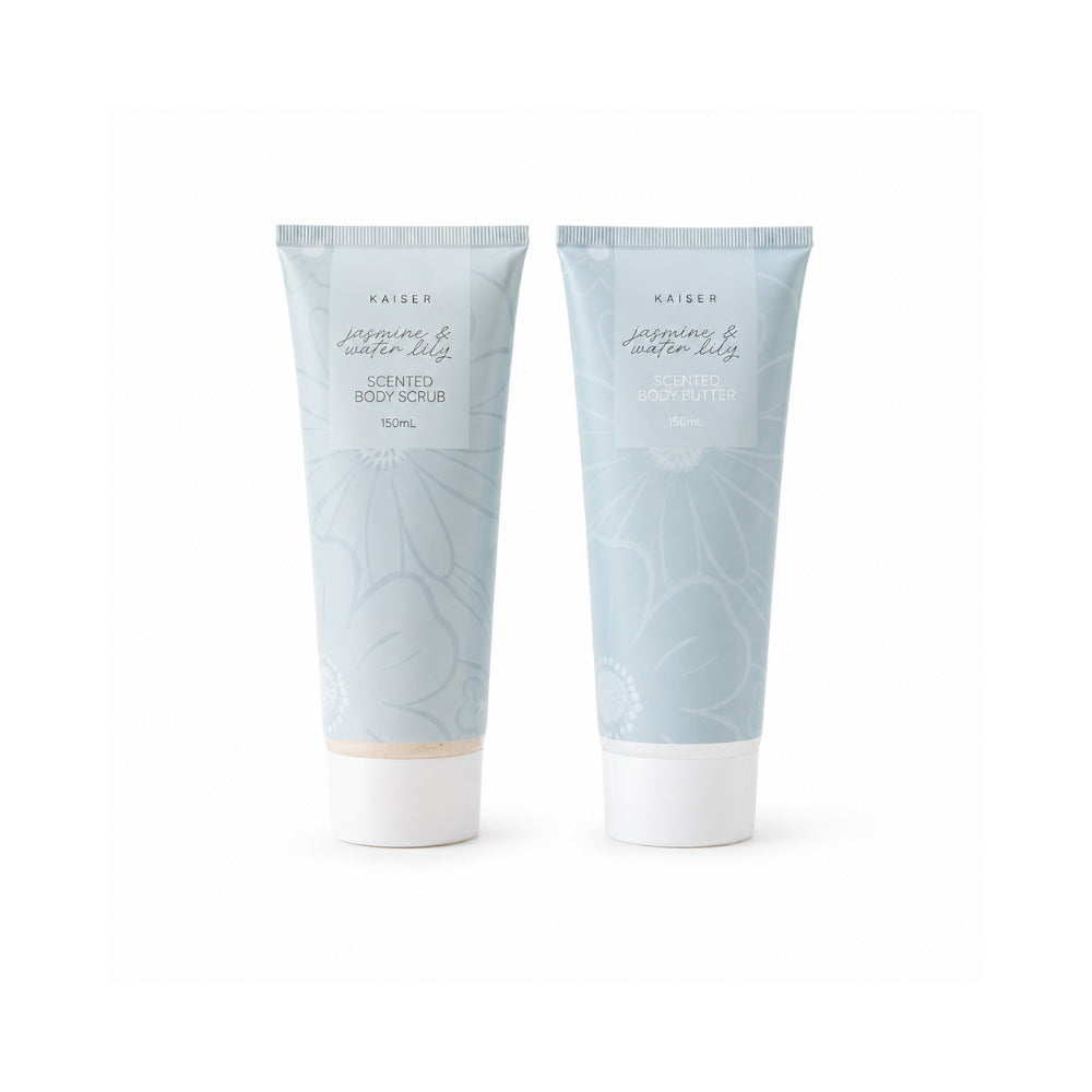 Grace Collection Body Scrub & Butter Set -  JASMINE & WATERLILY