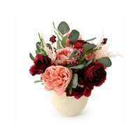 Grace Collection Faux Floral Arrangement with Vase