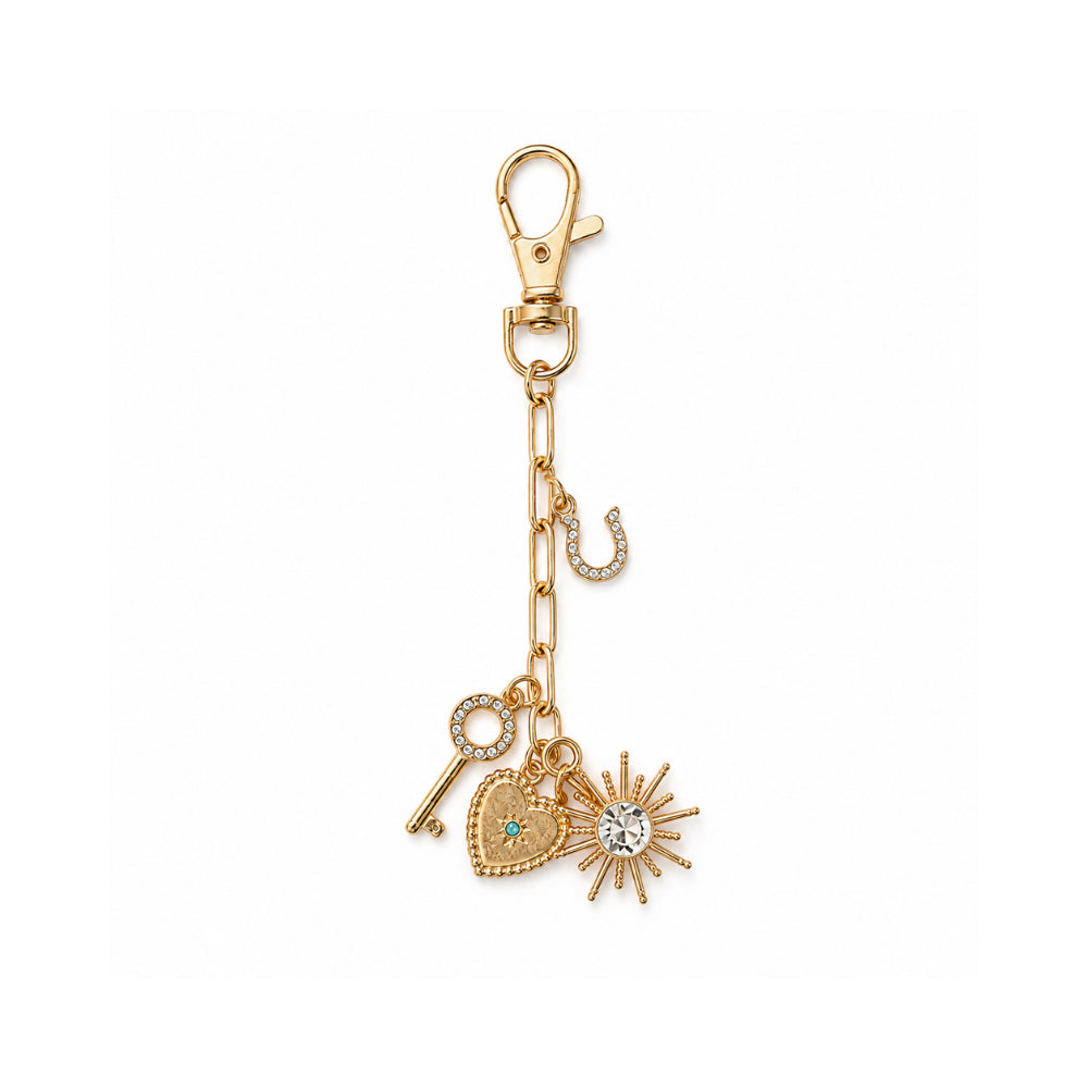 Grace Collection Metal Keychain - GOLD SUN