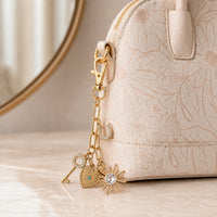 Grace Collection Metal Keychain - GOLD SUN