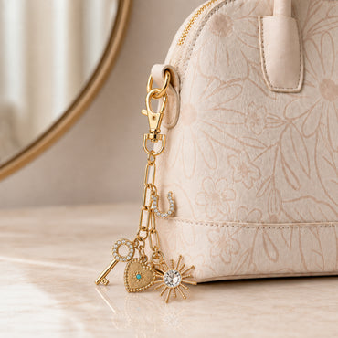Grace Collection Metal Keychain - GOLD SUN
