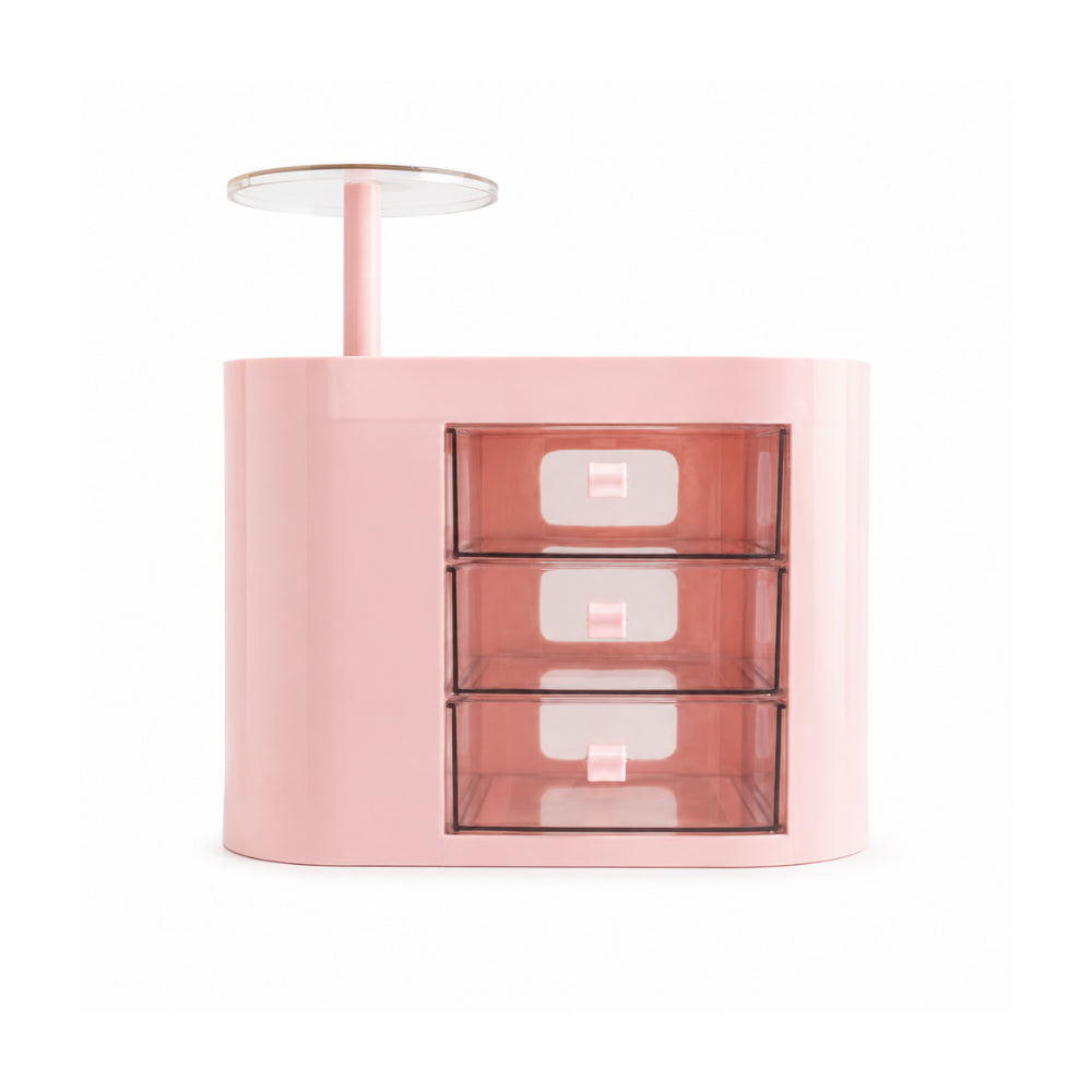 Grace Collection Beauty/Makeup Organiser Large - PINK