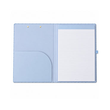 Grace Collection Clipboard Folio - BLUE CHECK