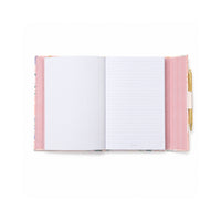 Grace Collection Magnetic Journal with Pen - PINK BLOSSOM