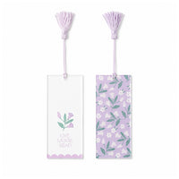 Grace Collection Acrylic Bookmark 2 Pack - LILAC BOUQUET