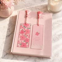 Grace Collection Acrylic Bookmark 2 Pack - PINK BLOSSOM