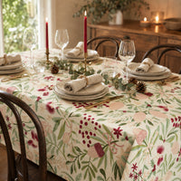 Plum Pudding Christmas Table Cloth - 145x240cm