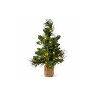 Plum Pudding Christmas Table Christmas Tree with Lights Classic Small 45cm