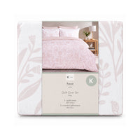K&Co. House Series Sunwashed Quilt Cover Set King - MOD FLORA