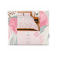 K&Co. House Series Cotton Quilt Cover Set Queen - PROTEA