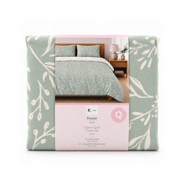 K&Co. House Series Cotton Quilt Cover Set Queen - WHIMSICAL