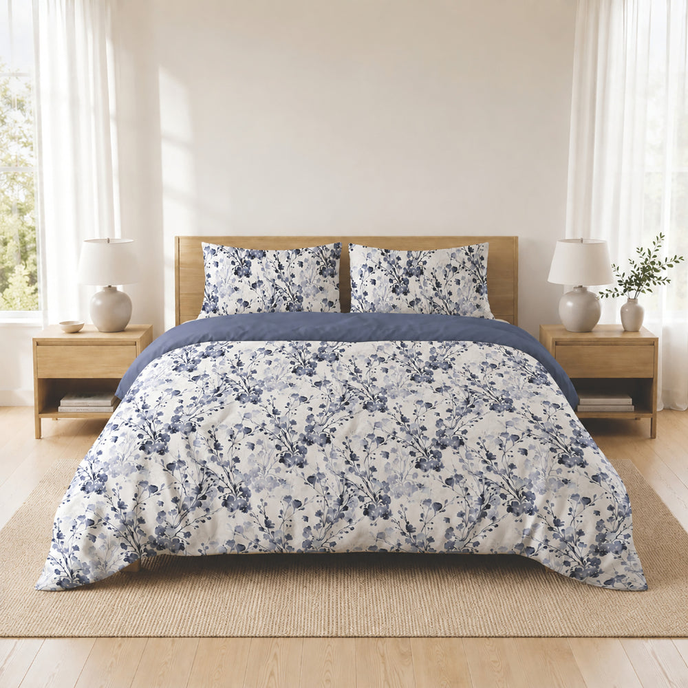K&Co. House Series Cotton Quilt Cover Set Queen - VIVIENNE