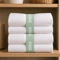 K&Co. House Series Bed Linen Storage Band Queen 2 Pack - SAGE