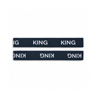 K&Co. House Series Bed Linen Storage Band Queen 2 Pack - NAVY