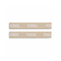 K&Co. House Series Bed Linen Storage Band Queen 2 Pack - TAUPE