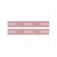 K&Co. House Series Bed Linen Storage Band King 2 Pack - PINK
