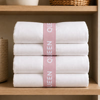 K&Co. House Series Bed Linen Storage Band King 2 Pack - PINK