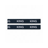 K&Co. House Series Bed Linen Storage Band King 2 Pack - NAVY