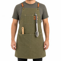 K&Co. Mens Canvas Apron - KHAKI