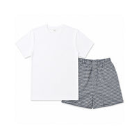 K&Co. Mens Short Length Pyjama - WHITE CHECK