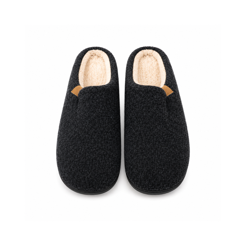 K&Co. Mens Slippers Charcoal