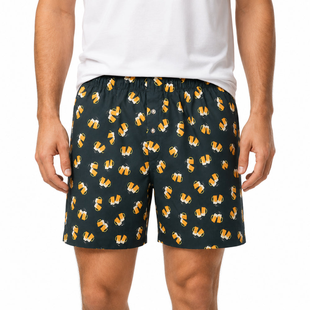 K&Co. Mens Boxed Woven Boxers - CHEERS