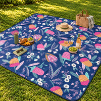 K&Co. Lagoon Series Large Picnic Blanket 200cm x 200cm - BANKSIA BUDS