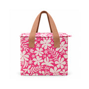 K&Co. Lagoon Series Mini Reusable Cooler Bag - FUCHSIA TROPIC FLORAL