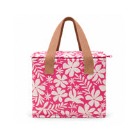 K&Co. Lagoon Series Mini Reusable Cooler Bag - FUCHSIA TROPIC FLORAL