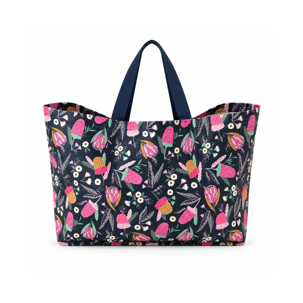 K&Co. Lagoon Series Resuable Shopper Bag - BANKSIA BUDS
