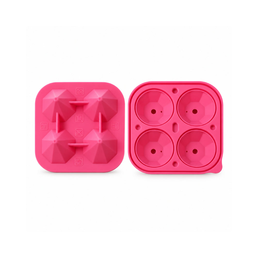 K&Co. Ice Tray Gem - FUCHSIA