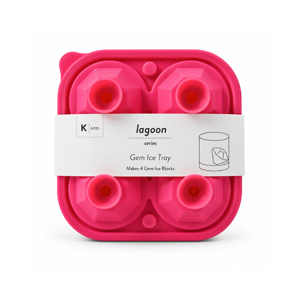 K&Co. Ice Tray Gem - FUCHSIA