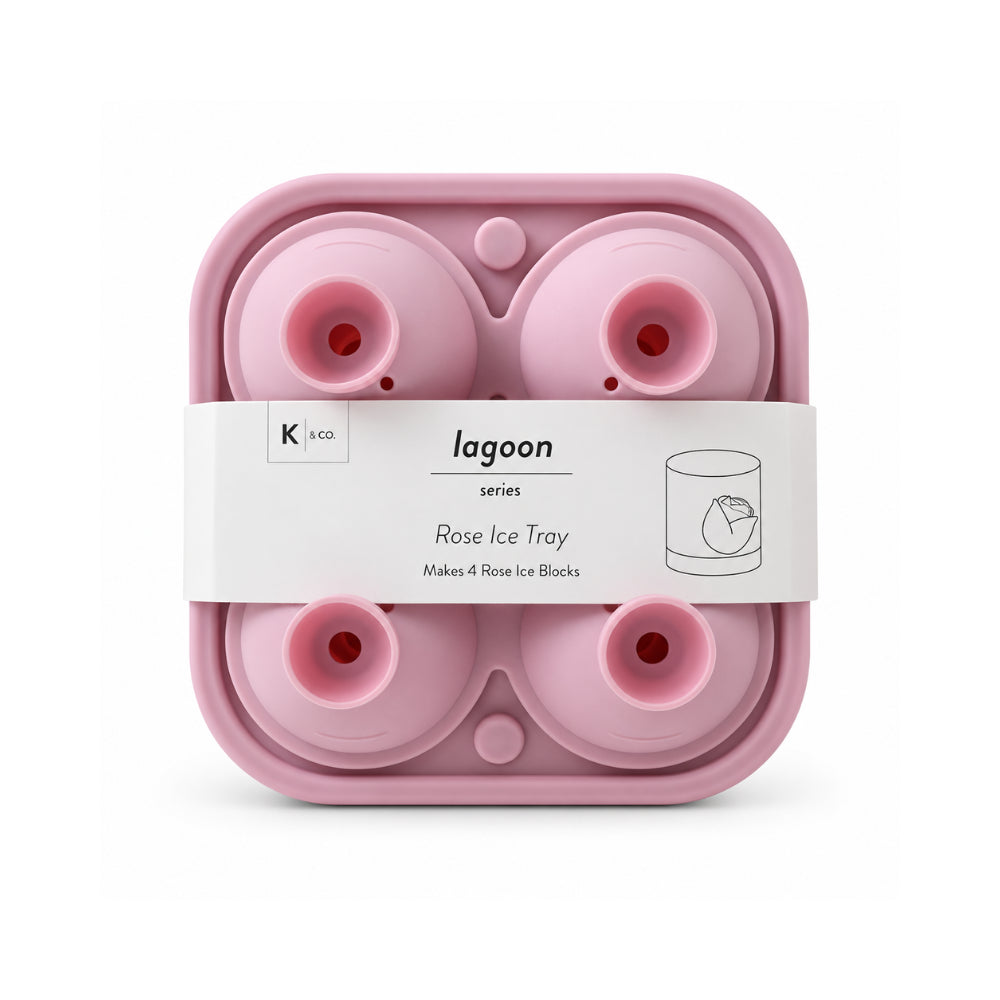 K&Co. Ice Tray Rose - PINK