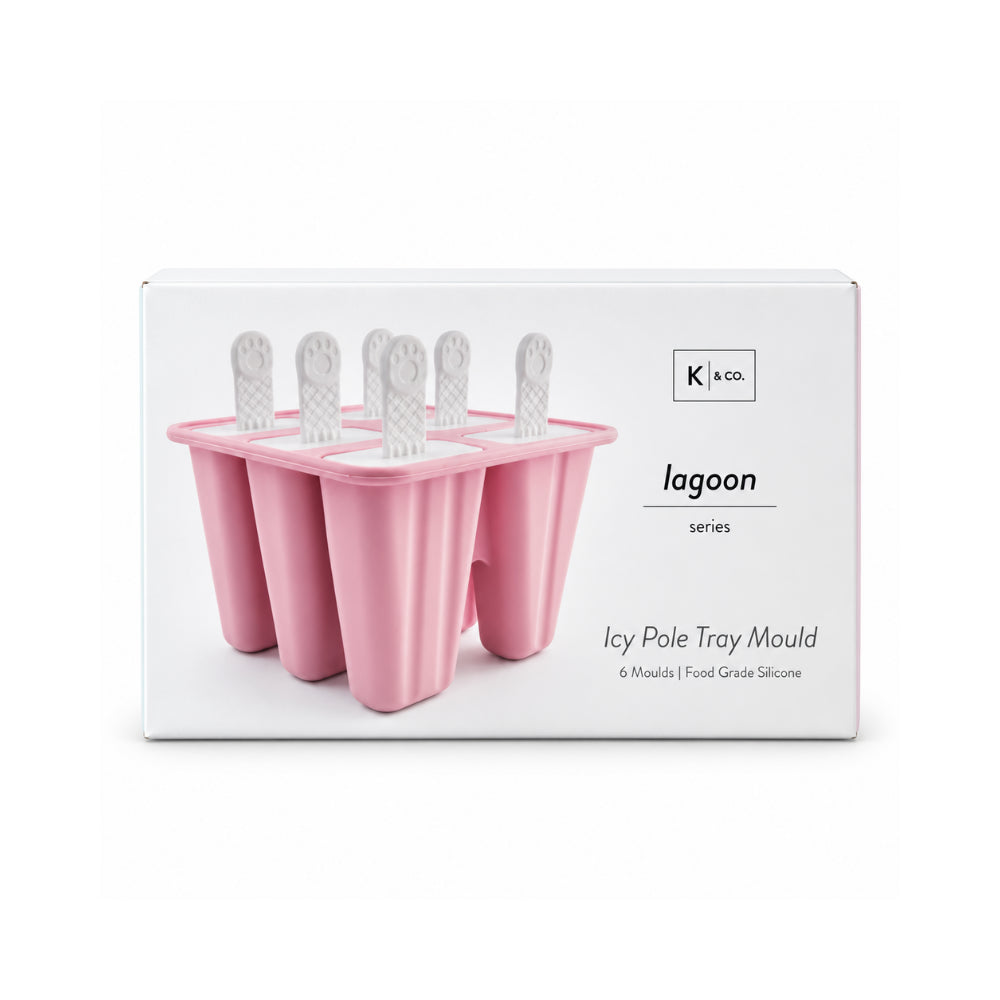 K&Co. Lagoon Series Icy Pole Tray Mould - PINK