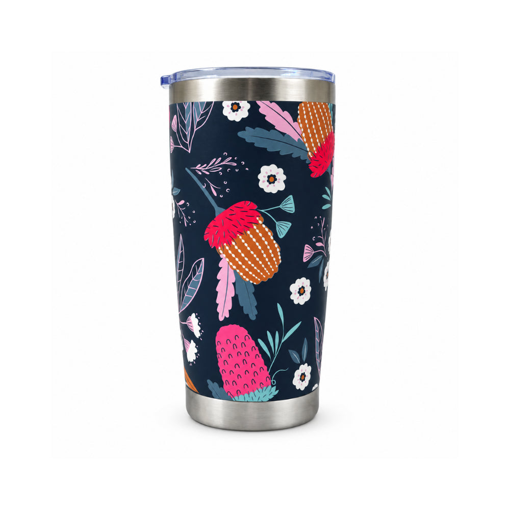 K&Co. Lagoon Series Insulated Travel Cup - BANKSIA BUDS