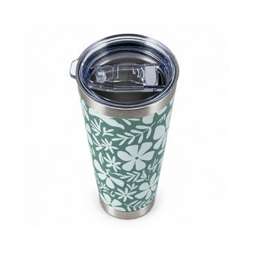 K&Co. Lagoon Series Insulated Travel Cup - SAGE TROPIC FLORAL