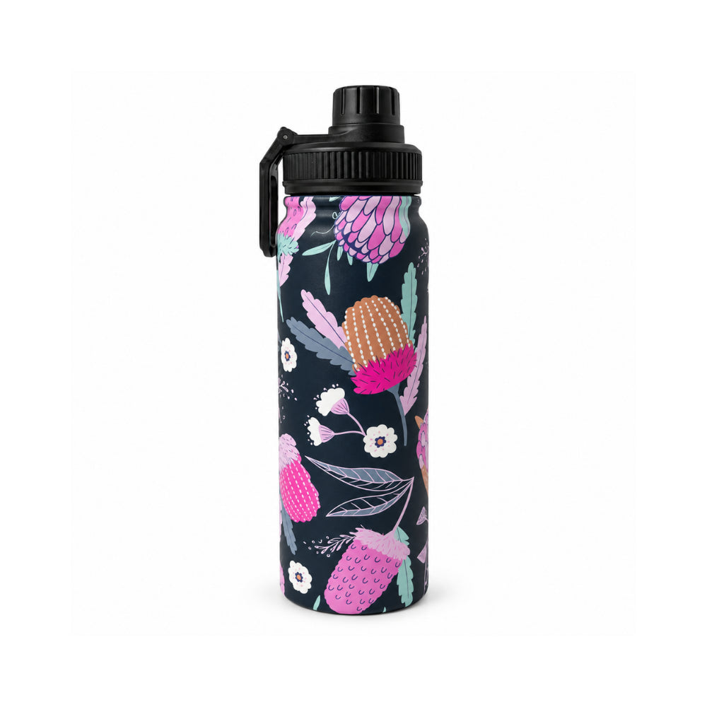 K&Co. Lagoon Series Insulated Drink Bottle 800ml - BANKSIA BUDS