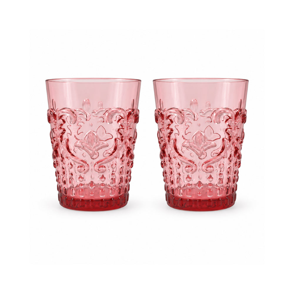 K&Co. Lagoon Series Acrylic Tumbler Short 2 Pack - PINK