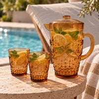 K&Co. Lagoon Series Acrylic Tumbler Short 2 Pack - AMBER