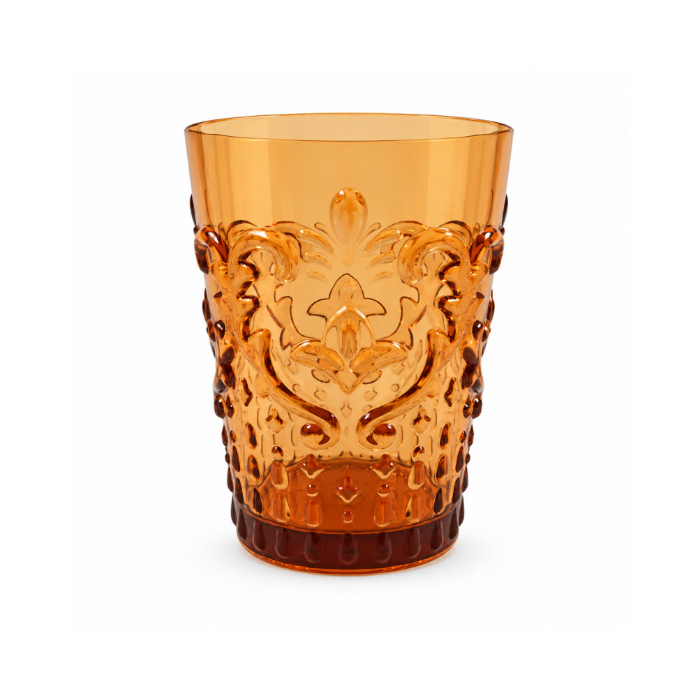 K&Co. Lagoon Series Acrylic Tumbler Short 2 Pack - AMBER
