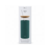 K&Co. Lagoon Series Glass & Silicone Smoothie Bottle - DEEP SAGE
