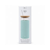 K&Co. Lagoon Series Glass & Silicone Smoothie Bottle - MINTY