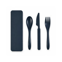 K&Co. Lagoon Series Bamboo Cutlery - NAVY