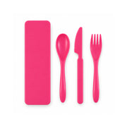 K&Co. Lagoon Series Bamboo Cutlery - FUCHSIA