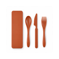 K&Co. Lagoon Series Bamboo Cutlery - RUST