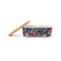 K&Co. Lagoon Series Bamboo Printed Lunch Box - BANKSIA BUDS