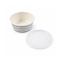 K&Co. Lagoon Series Bamboo Container with Lid 3 Piece - BANKSIA MULTI